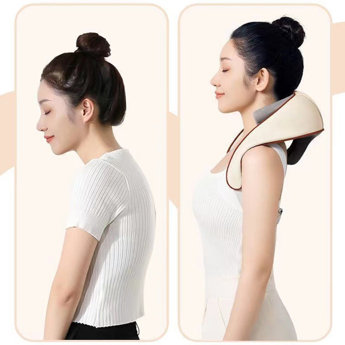 5D Deep Kneading Massagers for Neck and Shoulder with Heat Goletsure - USB Charging
