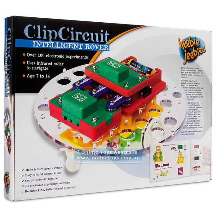 Heebie Jeebies - Clip Circuit Intelligent Rover