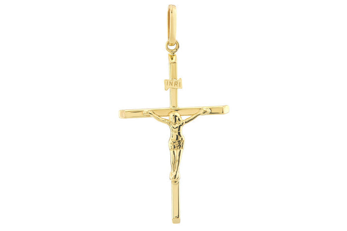 High Polished Crucifix Pendant