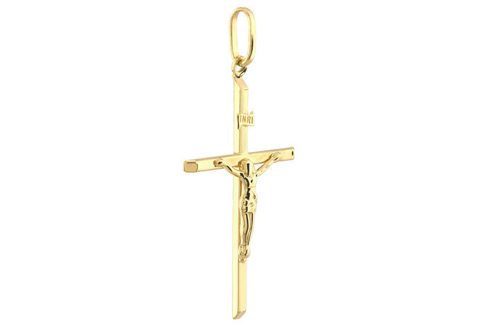 High Polished Crucifix Pendant