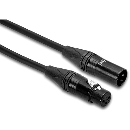 Hosa Technology 3-Pin XLR Male to 3-Pin XLR Female (20 Gauge) Balanced Microphone Cable - 10'