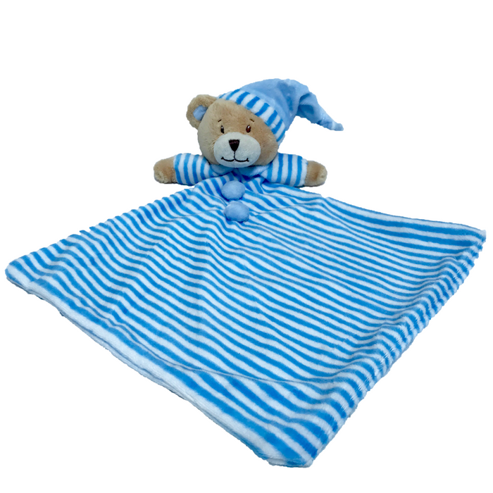 Huggable - Baby Bear Blankie Blue