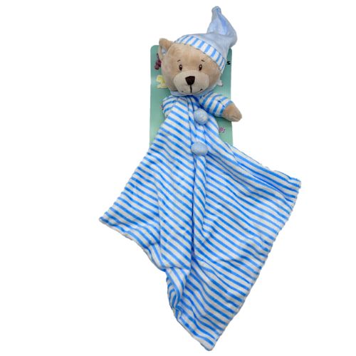 Huggable - Baby Bear Blankie Blue