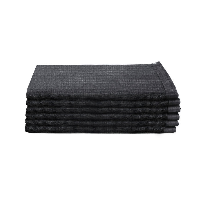 Instahut Shade Cloth Sun Shade Fabric Patio UV Resistant Black 10x2m
