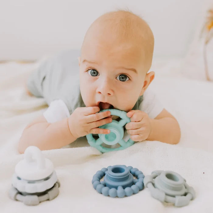 Jellystone - Rainbow Stacker Teether & Toy - Dusty