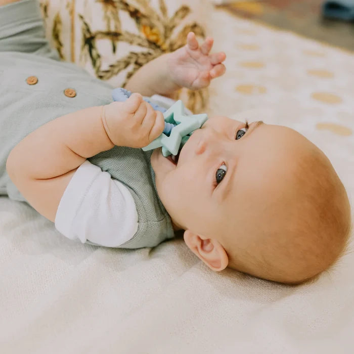Jellystone - Star Teether - Pastel Green Purple