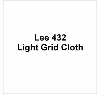 Lee 432 Light Grid Cloth Diffusion Lighting Gel 54"x25' **SOLD BY THE FOOT ONLY** - Voice and Video Sales