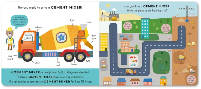 Little Journeys Construction Book