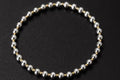 LUCY Sterling Silver and Gold Filled Stretchy Beaded Bracelet
