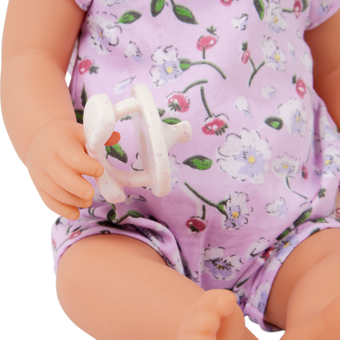 LullaBaby Doll in Floral Outfit