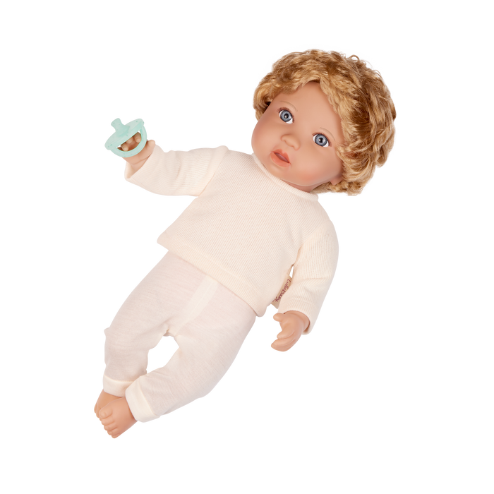 LullaBaby Doll & Green Pacifier