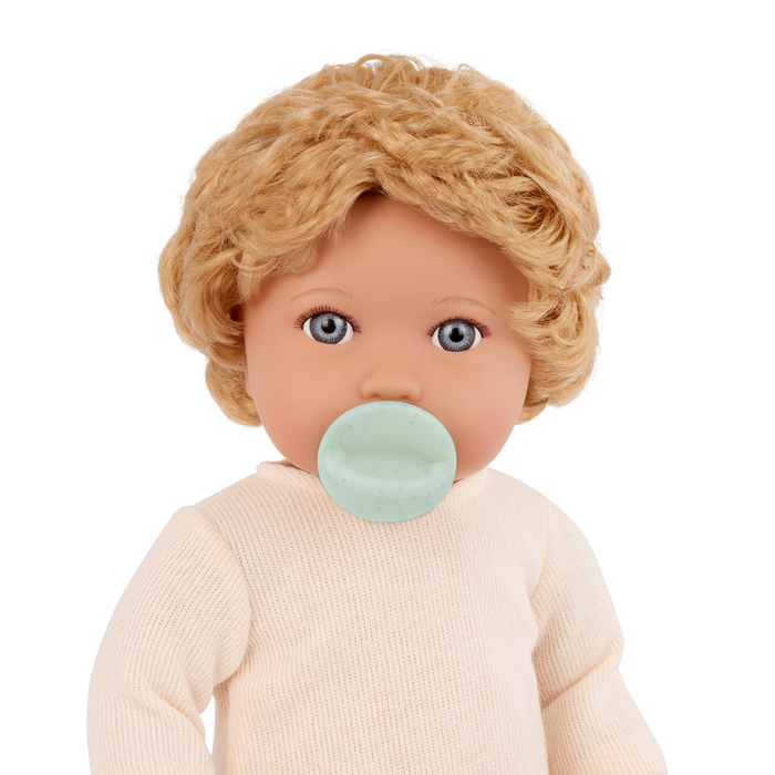 LullaBaby Doll & Green Pacifier