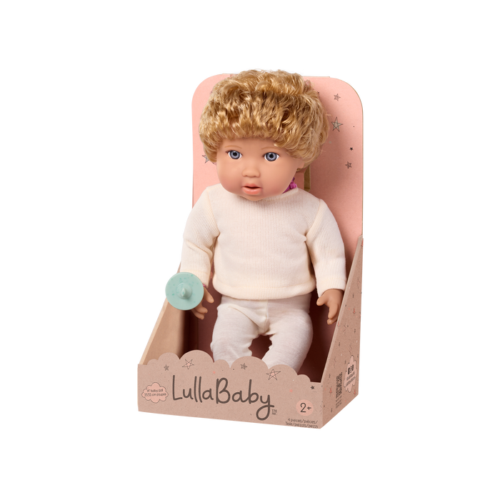 LullaBaby Doll & Green Pacifier