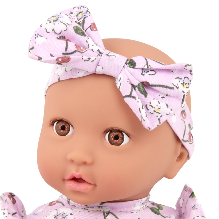 LullaBaby Doll & Plush Bassinet Set