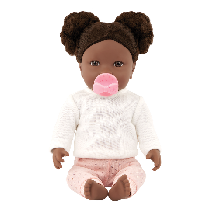 LullaBaby Doll & Pink Pacifier