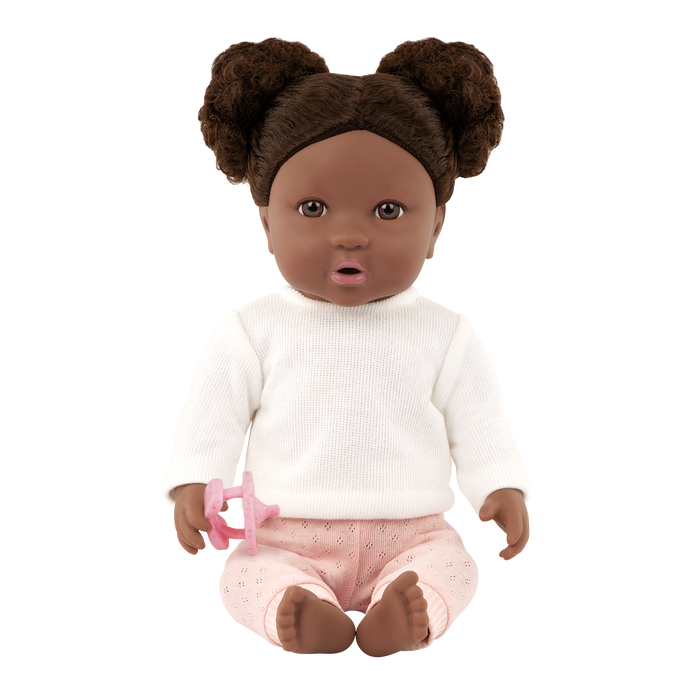 LullaBaby Doll & Pink Pacifier