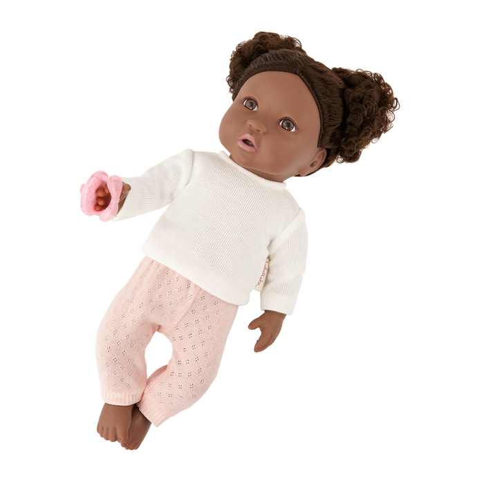 LullaBaby Doll & Pink Pacifier