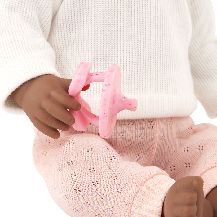 LullaBaby Doll & Pink Pacifier