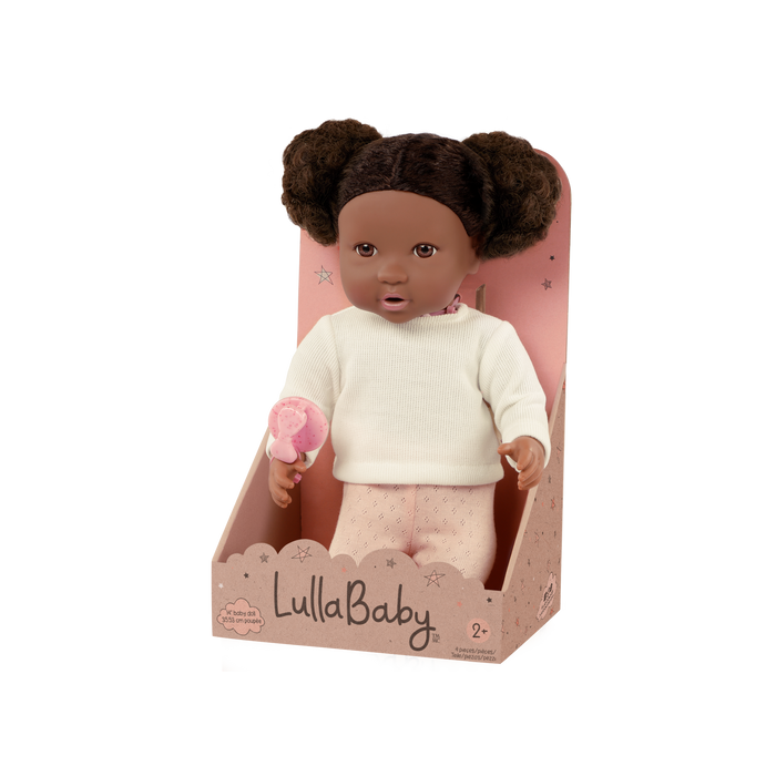 LullaBaby Doll & Pink Pacifier