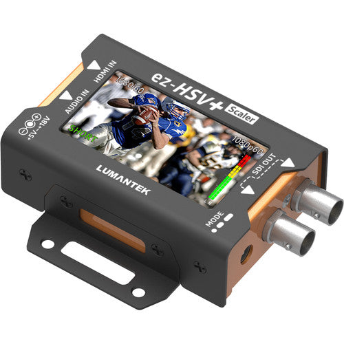 Lumantek EZ-HSV+ HDMI to SDI Converter with Display and Scaler - Voice and Video Sales