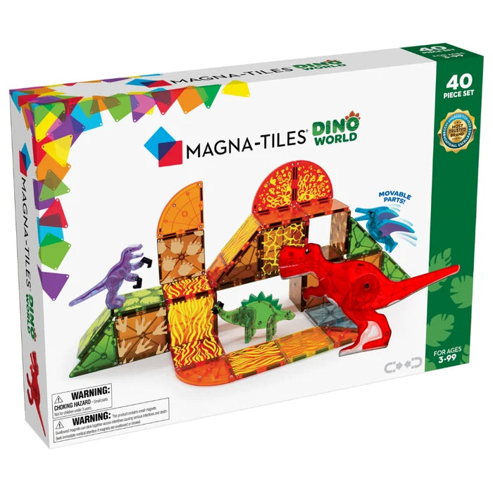 Magna Tiles - Dino World Set - 40 piece