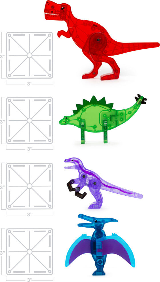 Magna Tiles - Dino World Set - 40 piece