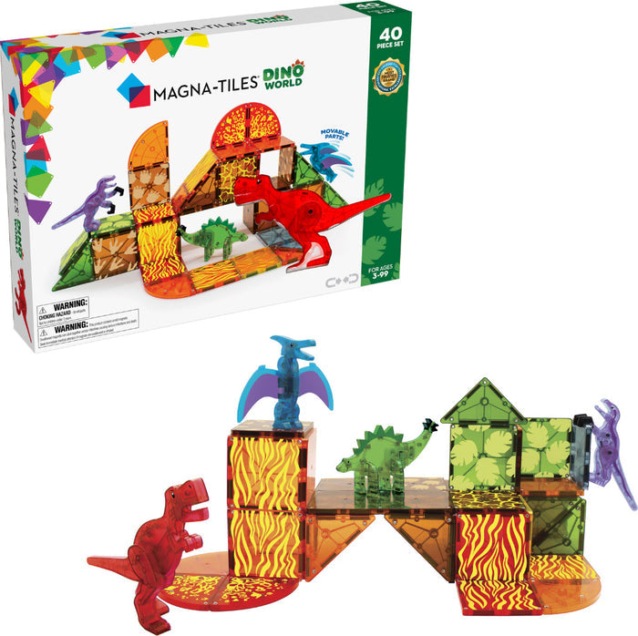 Magna Tiles - Dino World Set - 40 piece
