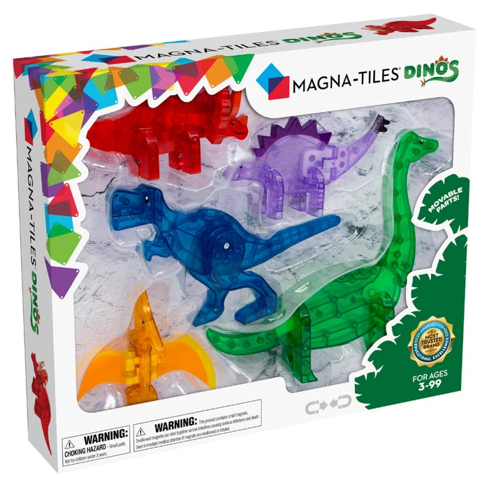 Magna Tiles - Dinos Set - 5 piece