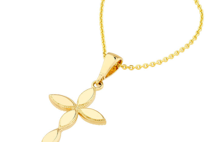 Marquise Polished Cross