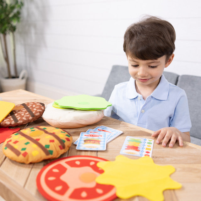 Melissa & Doug - Burger Stacking Games