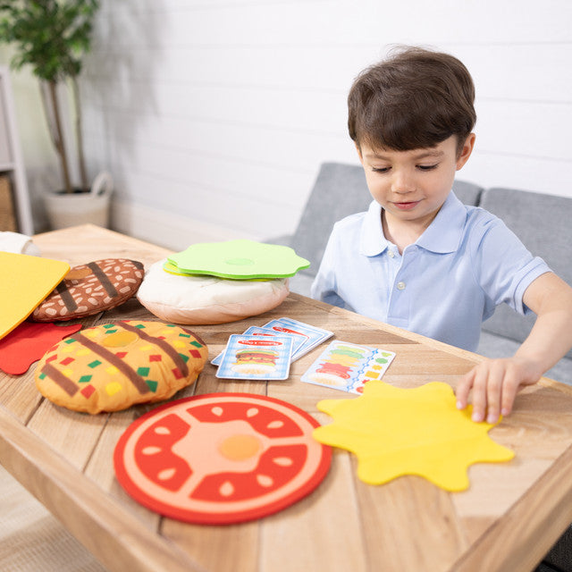 Melissa & Doug - Burger Stacking Games