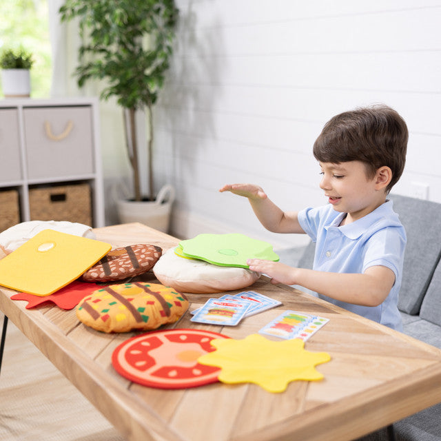 Melissa & Doug - Burger Stacking Games