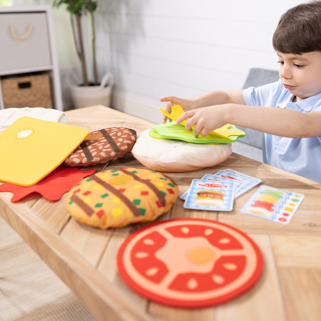 Melissa & Doug - Burger Stacking Games