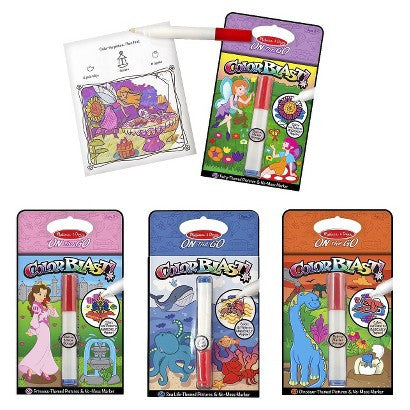 Melissa & Doug - ColourBlast - Princesses Travel Activity