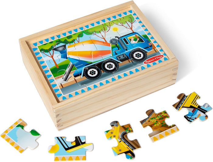 Melissa & Doug - Construction Puzzles in a Box
