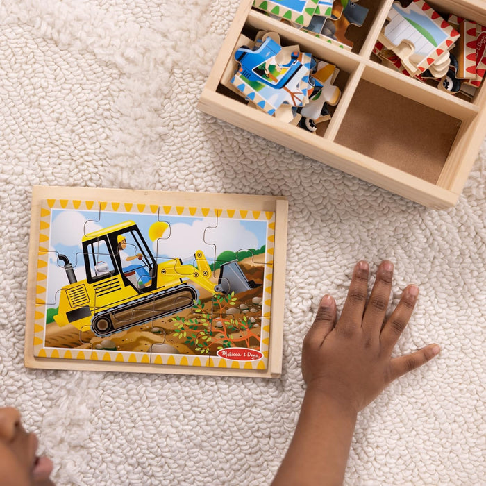 Melissa & Doug - Construction Puzzles in a Box