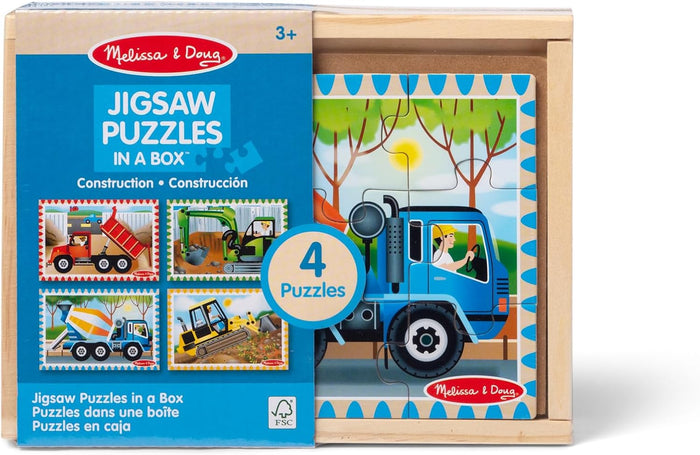 Melissa & Doug - Construction Puzzles in a Box
