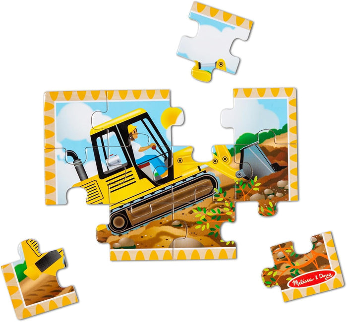 Melissa & Doug - Construction Puzzles in a Box