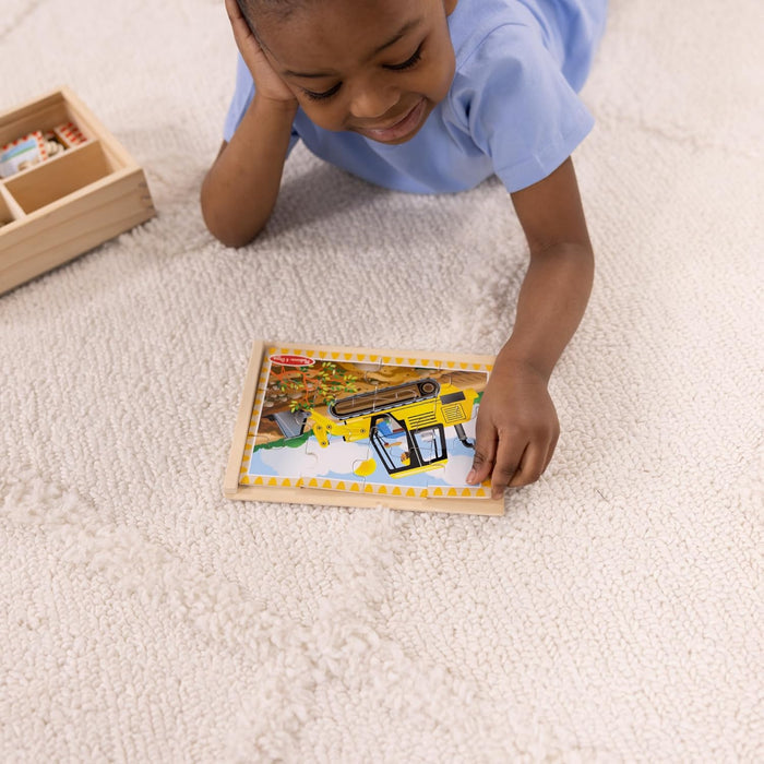 Melissa & Doug - Construction Puzzles in a Box