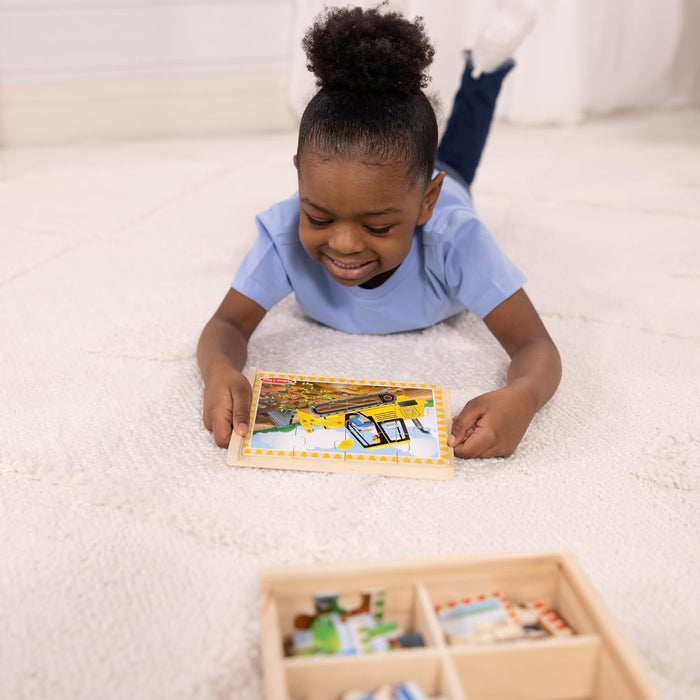 Melissa & Doug - Construction Puzzles in a Box