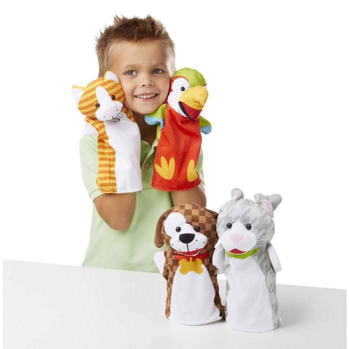 Melissa & Doug - Hand Puppets - Playful Pets