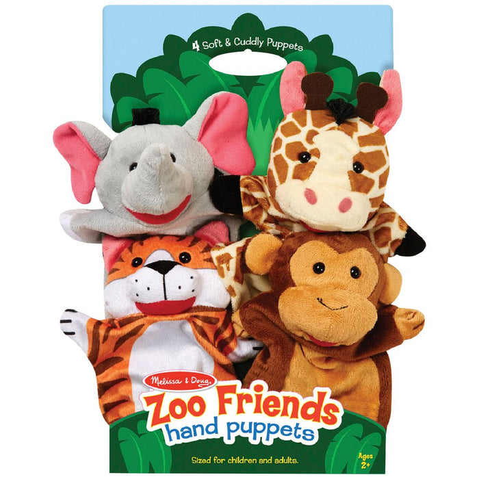 Melissa & Doug - Hand Puppets - Zoo Friends