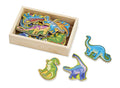 Melissa & Doug - Magnetic Wooden Dinosaurs