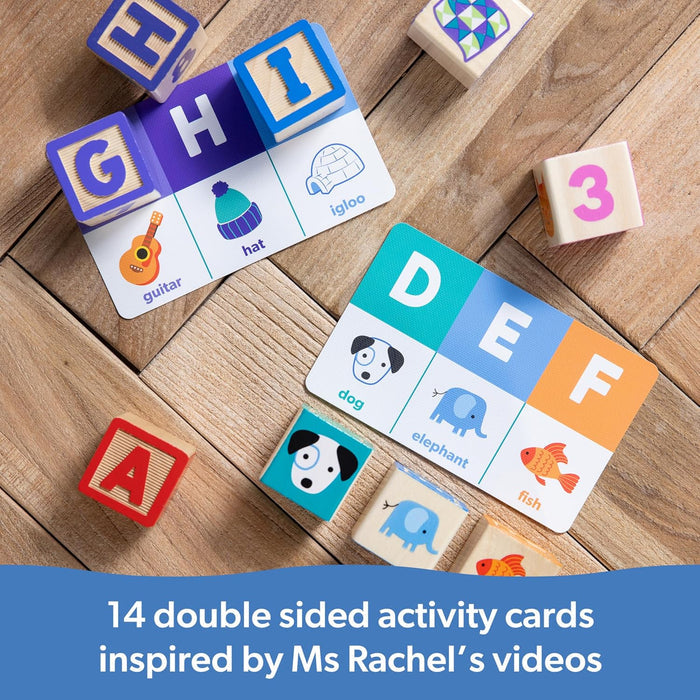 Melissa & Doug - Ms. Rachel Wooden Learning Blocks