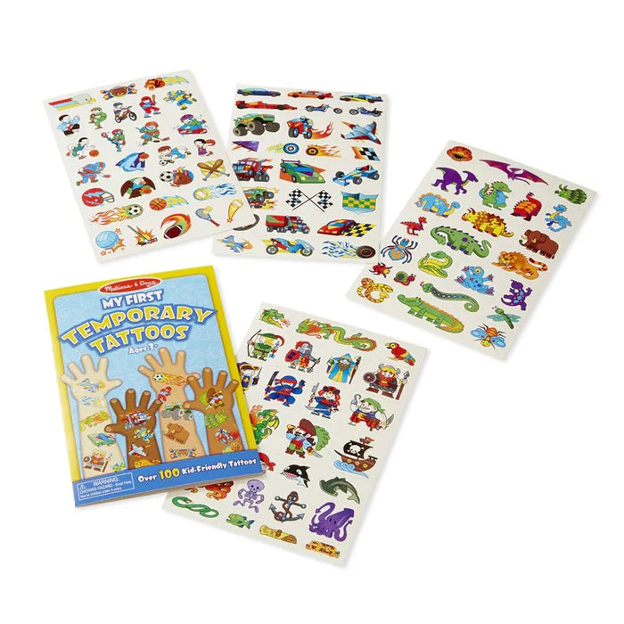 Melissa & Doug - My First Temporary Tattoos - Adventure, Creatures, Sports & More