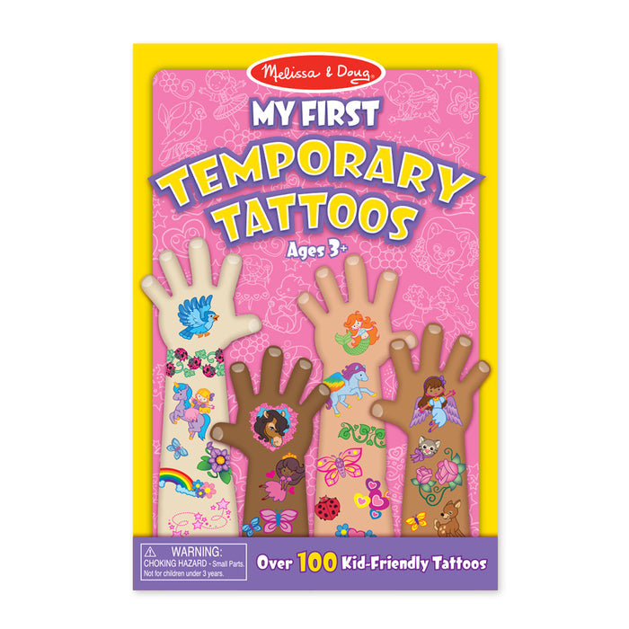 Melissa & Doug - My First Temporary Tattoos - Rainbows, Fairies, Flowers & More