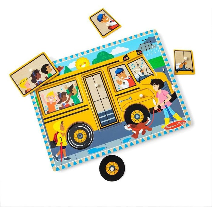 Melissa & Doug - Peg Sound Puzzle - The Wheels on the Bus