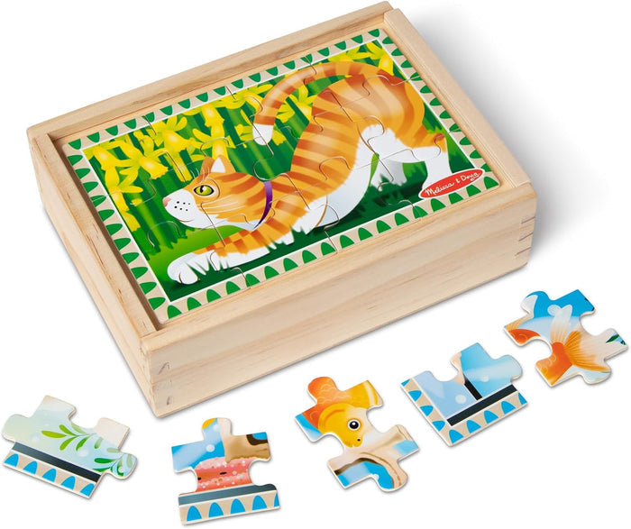 Melissa & Doug - Pets Puzzles in a Box