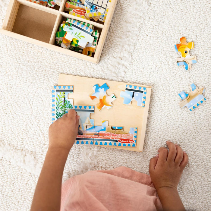 Melissa & Doug - Pets Puzzles in a Box