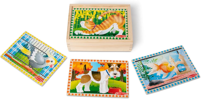Melissa & Doug - Pets Puzzles in a Box